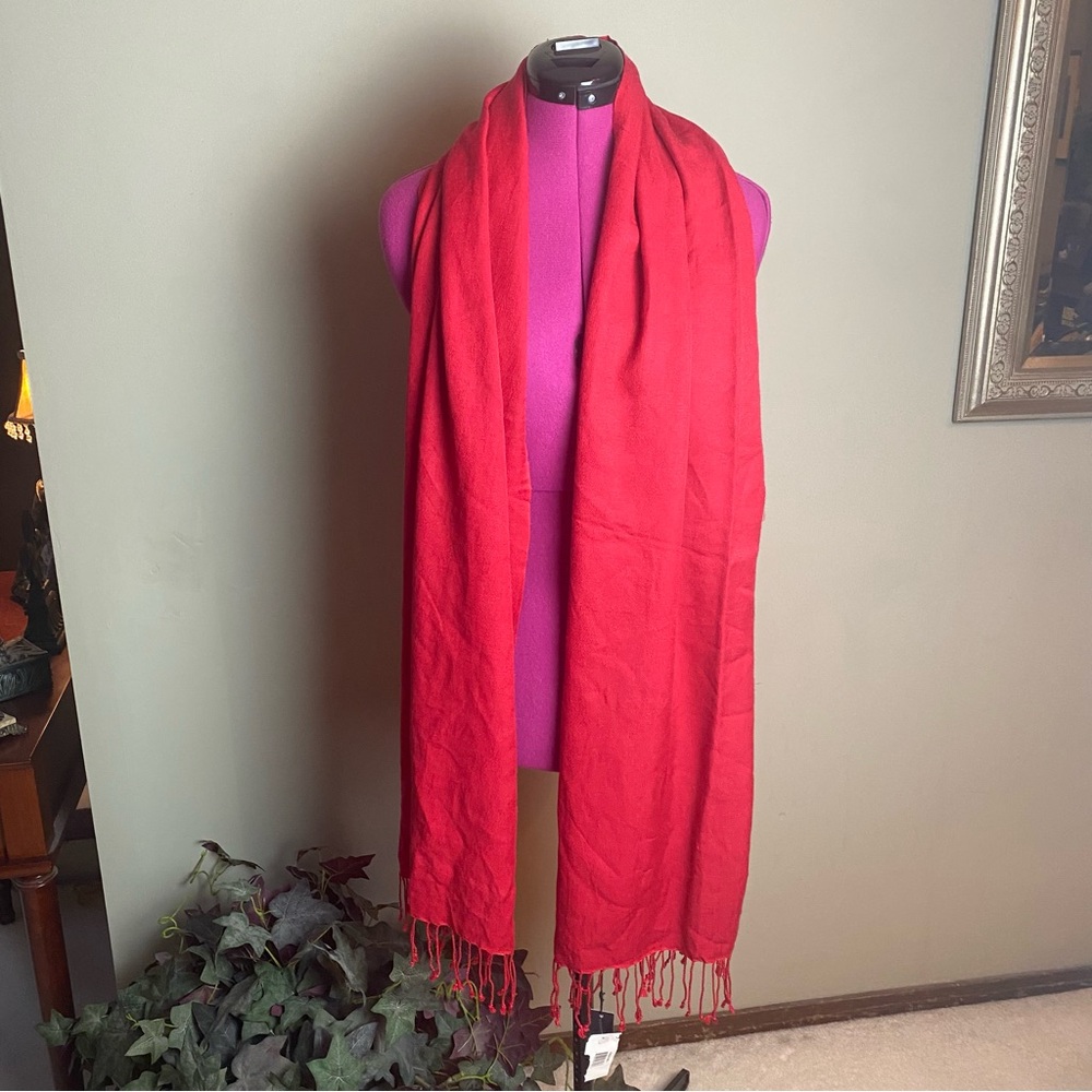 Kenneth Cole Red Soft Scarf NWT
